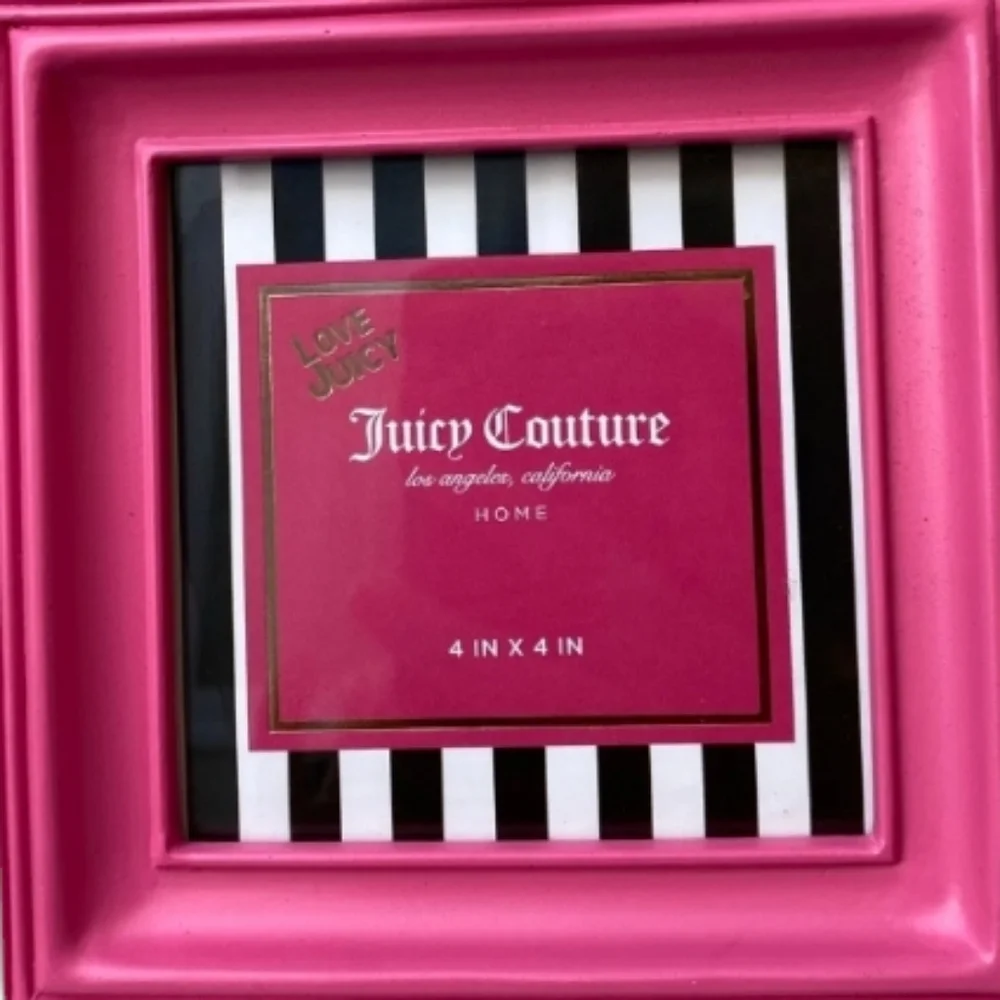 💕Juicy Couture Pink Crown Photo Frame💕4x4